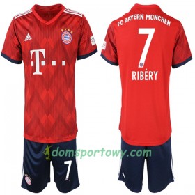 Koszulka Bayern Monachium Ribery 7 Dziecięcy Domowe Koszulki Piłkarskie 2018-2019 Krótki Rękaw